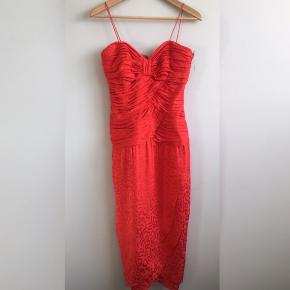 Vintage Holt Renfrew Silk Dress NWT - Picture 3 of 14